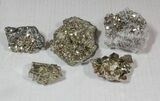 Lot - High Quality, Peruvian Pyrite Clusters - Pieces #63707-1